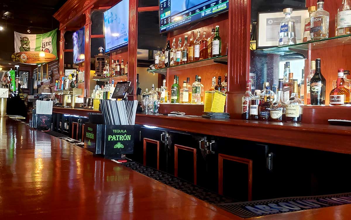 interior view of the bar